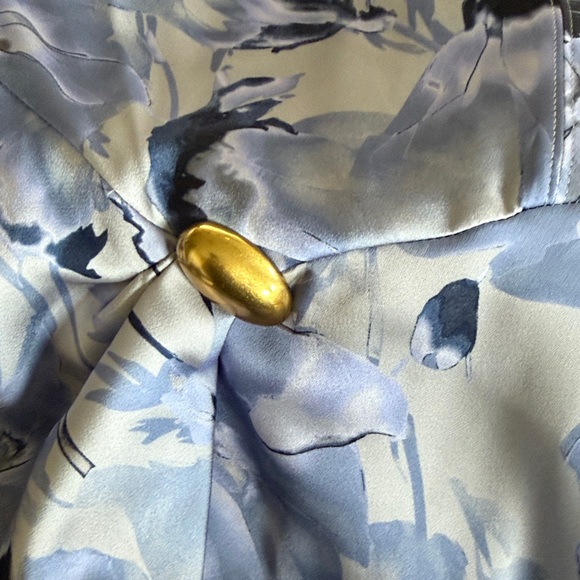 NWT CAP SLEEVE V-NECK PRINTED MIDI DRESS SIZE 4 - Picture 9 of 12